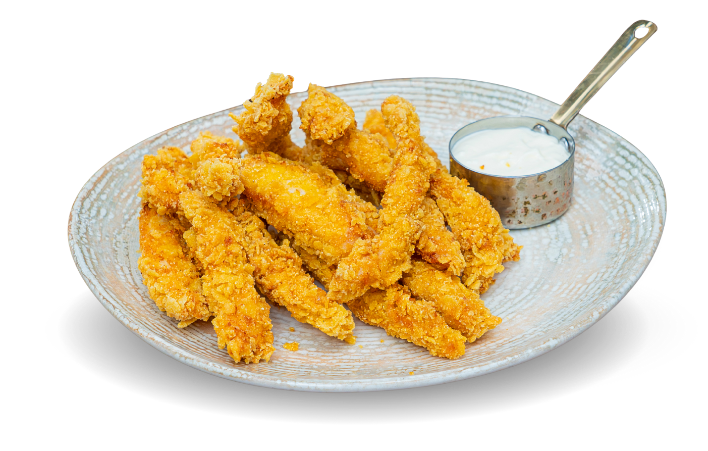 Chicken nuggets with cornflakes