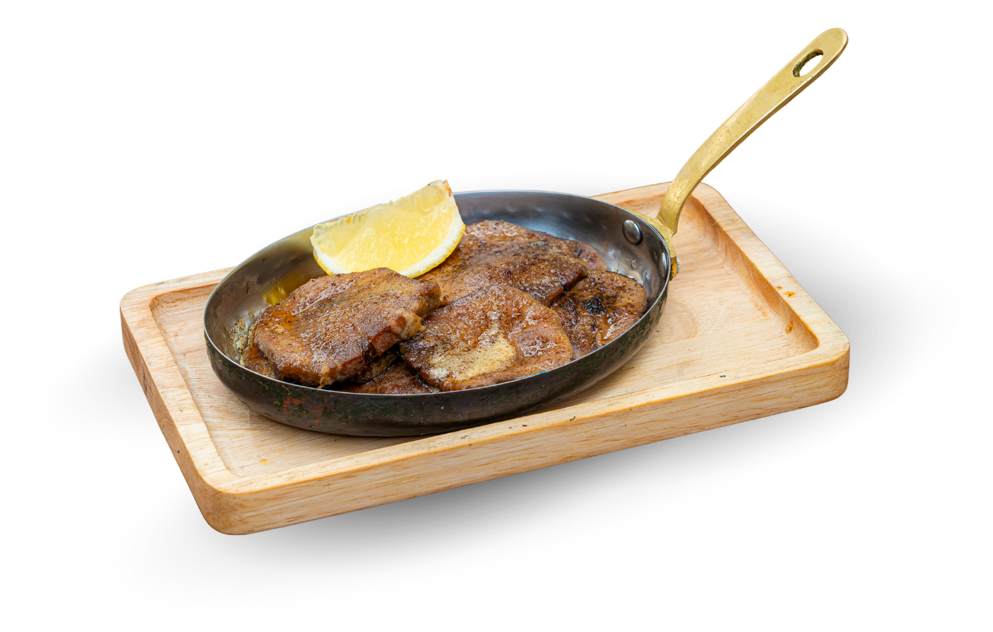 Beef tongue in butter